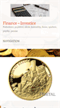 Mobile Screenshot of finance-investice.cz