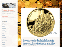 Tablet Screenshot of finance-investice.cz